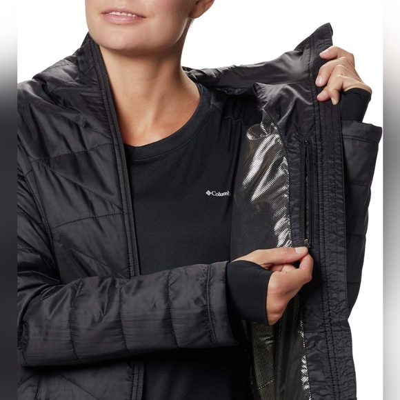 Worn Once! - COLUMBIA - Mighty Light Hooded Jacket, Omni-Shield - Size S - Picture 3 of 7